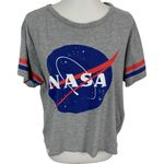 H&M Large Gray NASA Graphic Tee Space Short Sleeve Streetwear Photo 1