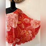 Flora Bea NWT NYC Red Evan One Shoulder Mini Dress Size Small Photo 3