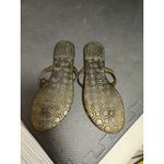 Coach  Pasarella‎ womens size 10 Glitter Butterfly black flip flops Sandals Photo 3