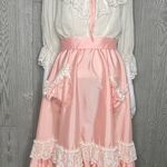 Vintage Victorian Lolita kawaii lace baby doll dress cosplay Halloween costume s White Photo 1