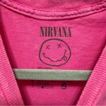 Nirvana  Hot Pink Graphic Tee Size Small Photo 2