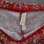 Helen Jon Red Floral Stretch Boho Wide Leg Trouser Paisley Pants S Small Photo 5