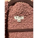 POL  Women's Cowl Neck Knit Sweater Size Medium Brown Mocha Textured Cozy Photo 1