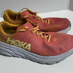 Hoka One One Rincon 3 Shoes Womens Sz 10B Orange Athletic Road Running Sneakers Photo 0