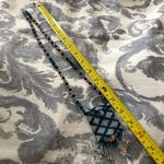 Blue Beaded Medicine Bag Necklace NWOT Photo 2