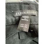 Eileen Fisher  Wide Leg Cargo Pants Size XL Black Organic Cotton Twill Casual Photo 4