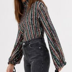 Free People Midnight City Sequin Crop Top Photo 0