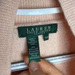 Lauren Ralph Lauren angora blend cable knit blush pink shrug size Mp Photo 6