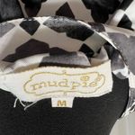 Mud Pie  Black and White Sleeveless Women's Top Size Medium M Photo 4