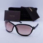 Tom Ford  SUNGLASSES FT1069 01Z Shiny Black / Violet Gradient Mirror Photo 2