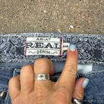 Ariat REAL 29R Straight Leg Mid Rise Light Blue Jeans Style 10017217 Photo 4