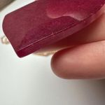 Kendra Scott  Aislinn Long Pendant Necklace “Maroon Agate” Rose Gold Tone Photo 6