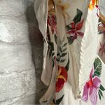 Old Navy  Women’s White Floral V-Neck Top Size XL (RN54023) Photo 4