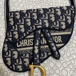 Christian Dior Dior Oblique Navy and Gold Crossbody Bag Photo 1