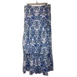 Anna Cate Amelia Midi Maxi Skirt in Bright Royal Sz. S Blue Photo 5