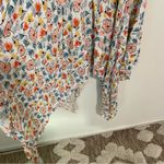 Strut & Bolt  White Floral Asymmetrical Midi Dress size Small Photo 3