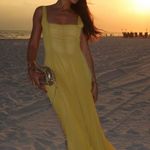 ZARA  butter mustard Yellow Maxi Dress flowy bohemian midi summer vacation Photo 1