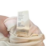 Anthropologie Maeve Louisa Peasant Top Textured Cream Neon Coral Size Medium Photo 12