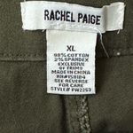 Rachel Paige Pants Womens Sz XL Green Cargo Contrast Stitch Utility Joggers Y2K Photo 8