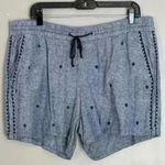 Old Navy  Chambray Embroidered Shorts (N9) Photo 0