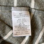 Listicle Striped Open Tie Back Short Sleeve Top--L Photo 9