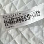 En Saison Aim to Impress Quilted Satin Puff Sleeve Mini Dress in blue print XS Photo 2