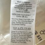 Madewell The Harlow Wide-Leg Pant in 100% Linen Eyelet White Size 10 NWT Summer Photo 12