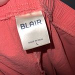 Blair  Melon Orange Pull On Elastic Drawstring High Waist Cargo Capri Pockets Lg Photo 6