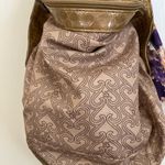 🎉Host Pick🎉Sienna Ricchi Tan Faux Crocodile Floral Hobo Shoulder Bag Purse Photo 6