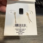 Style & Co . Purple Bead Links Earrings NWT Photo 3