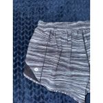 Lululemon Women's Hotty Hot II Running Shorts Lined Striped Lightweight Size 12 Photo 1