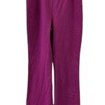 Route 66 Magenta French Terry High Waist Bootcut Loungewear Pants Womens Medium Photo 0