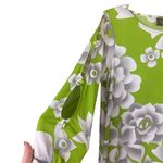 Bob Mackie Vintage  Wearable Art Green Floral Dress Size Xs Photo 3