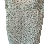 For Love & Lemons  Drea Mini Ruched Dress White Green L‎ Photo 5