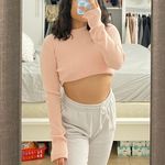 ZARA Pink Ribbed Sweater Photo 0