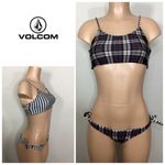 Volcom New.  plaid and check bikini. Small. Retails $149 Photo 1