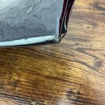 Vintage Black Patent Leather Top Handle Structured Handbag Evening Purse Photo 3