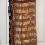 Jovani NY Oversized Brown and Gold Scarf Photo 0