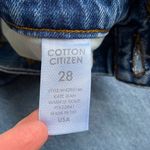 Cotton Citizen  Kate Jean Dark Wash Le Doux Button Fly Straight Jeans Photo 6