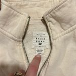 Billabong CREAM QUARTER ZIP PULLOVER SWEATSHIRT Photo 1