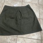 Madewell  Heather Expedition Olive Green Wool Blend A-Line Skirt Sz  12 nwt cargo Photo 2