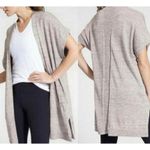 Athleta  Harmony Wrap Open Front Sweater Cardigan Dark Grey Size Small Photo 3
