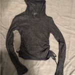 Olivia Rae  Cropped Long Sleeve Basic Grey Photo 0