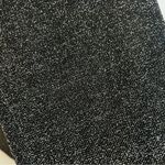 ZARA Black Metallic Glitter High Waisted Leggings w/ Ankle Slit Size Small Photo 6