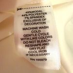 Cable & Gauge Studio Modal Blend Hoodie Womens Large Ivory Activewear Athleisure White Photo 7