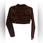 Clash Brown Cropped corduroy Jacket Photo 1