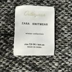 ZARA  Knitwear Outerwear Women’s 14 XL Gray White Black Marled Cardigan Jacket Photo 5