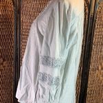 Krazy Kat  Seafoam Green Beaded Lacey Top Size S Photo 2