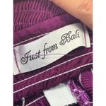 Just From Bali Purple Tie Dye Off Shoulder Bell Sleeve midi‎ Dress one size S ,M Photo 11