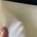 Solid Quarter Zip Sweatshirt White Size L Photo 6